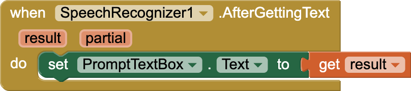 When SpeechRecognizer After Getting Text