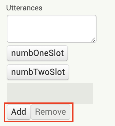 Add Remove