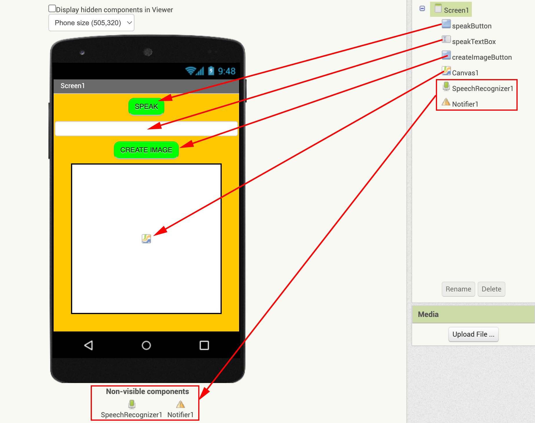 Initial GUI Corrrespondence